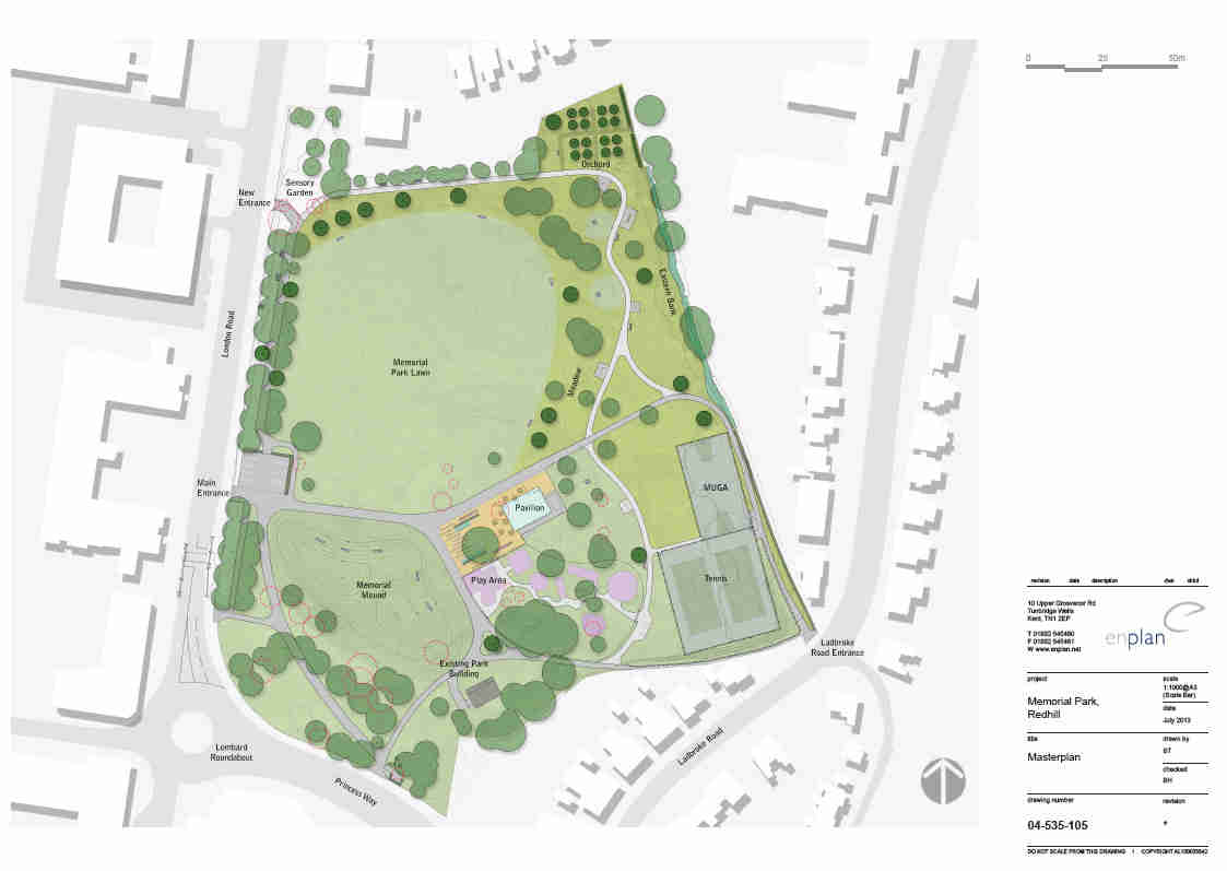 Plan of Park